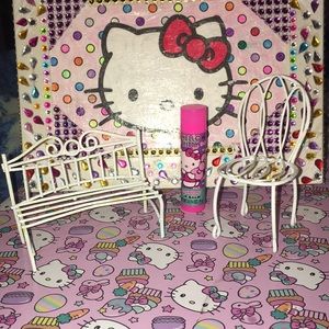 Dollhouse bench & chair   Metal
